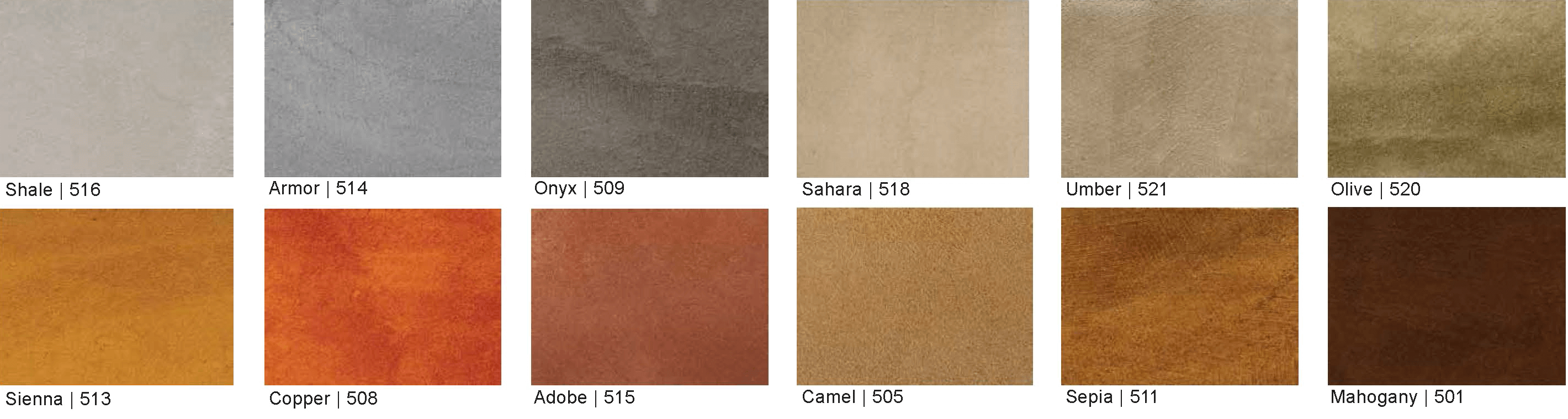 Acid stating color palettes